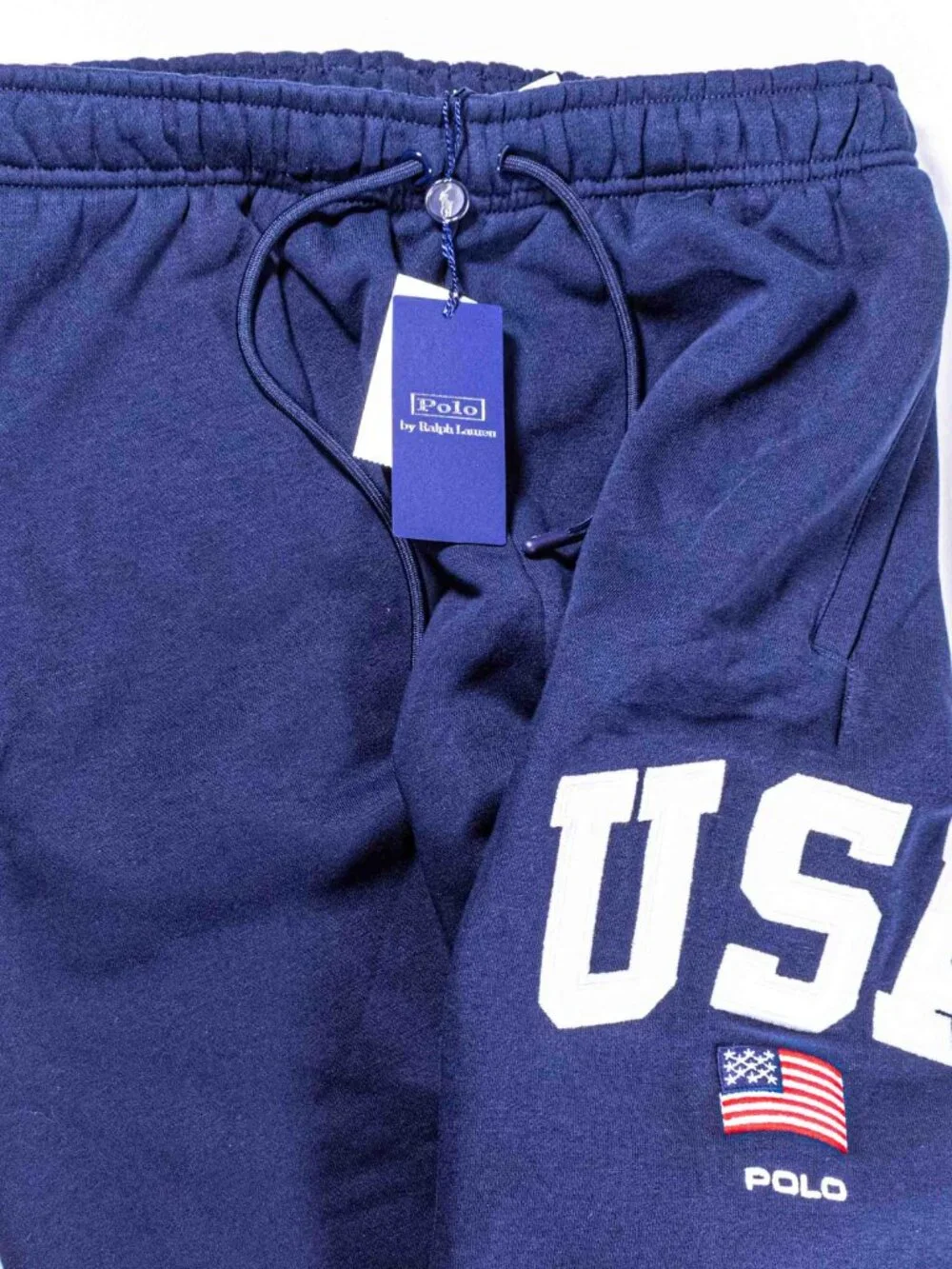 Polo Ralph Lauren USA Flag Sweatpants Mens Small Joggers Navy American